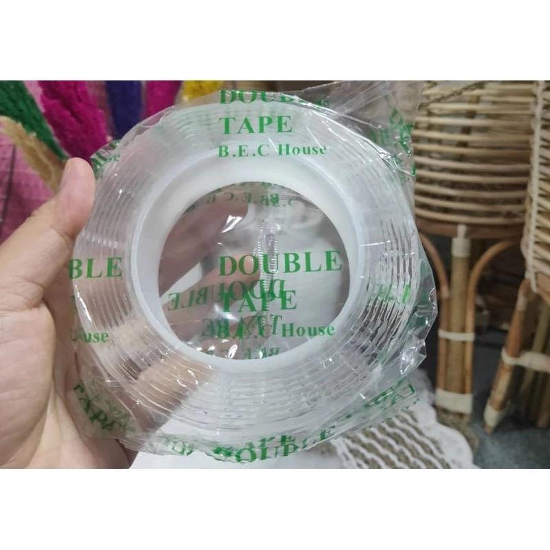 SSA Nano Magic Double Tape Bening Tahan Air 30mm x 3m Acrylic Washable 1