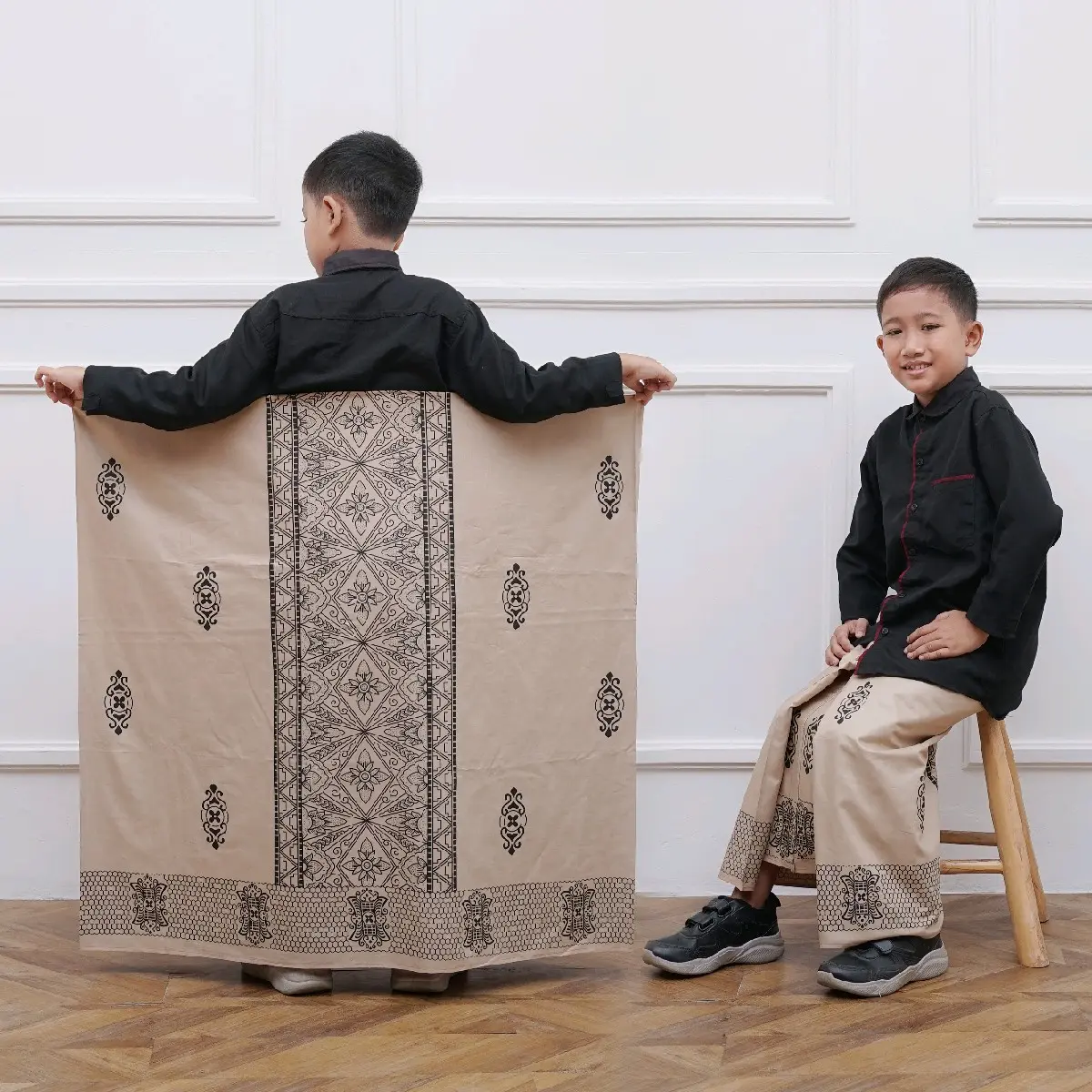 Sarung Batik Anak Motif Sarwon Sarung Batik Sarung Terlaris Sarung Rayon Sarung Katun Printing Muslim Santri Seragam Pekalongan sarung santri putri anak 10 tahun sarung  wadimor