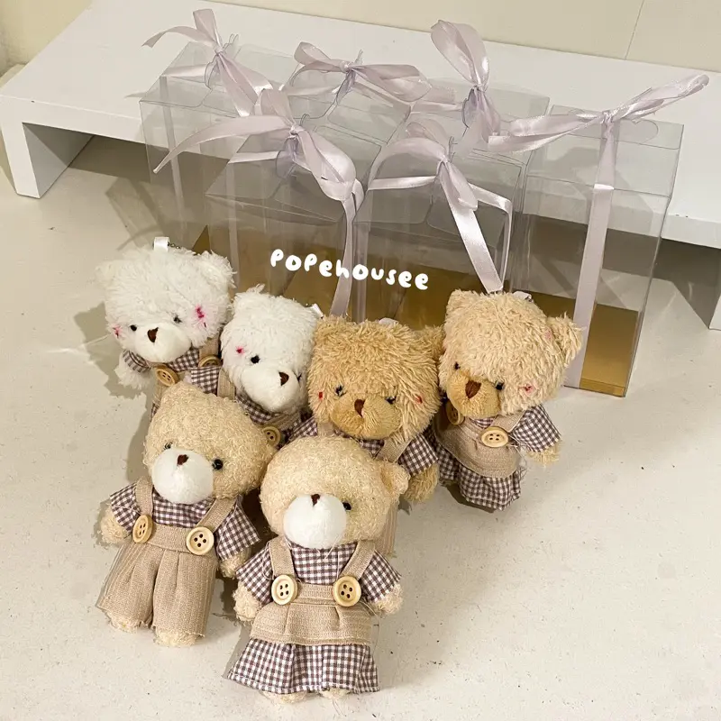 GANTUNGAN KUNCI BONEKA BERUANG TEDDY BEAR HAMPERS SOUVENIR DRESS VALENTINE SOUVENIR EVENT ULANG TAHUN ULTAH BIRTHDAY BDAY CINDERAMATA CUSTOM