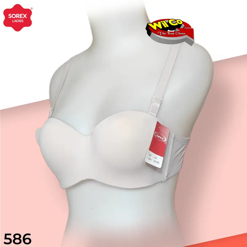 K586 Sorex Bra Wanita Seamless Ada Kawat Cup A Size  34 - 40 Dua Pengait Busa Tipis Bh Dewasa 4