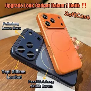 LARIS Upgrade Look Gadget !! Case Magsafe Magnetik Premium Anti Shock untuk iPhone 11-17 Series Casing Plastik Pelindung Lensa dan Panel Belakang
