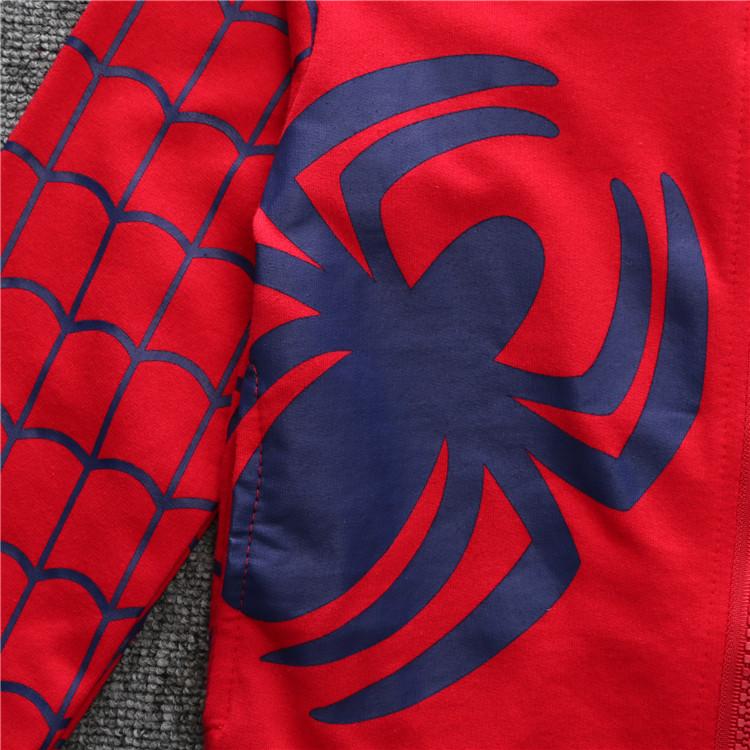 Product Introduction of Children Hoodie Coat Sweatshirt For Kids Boy Zip Cotton Spiderman Clothes Fashion Outwear 39