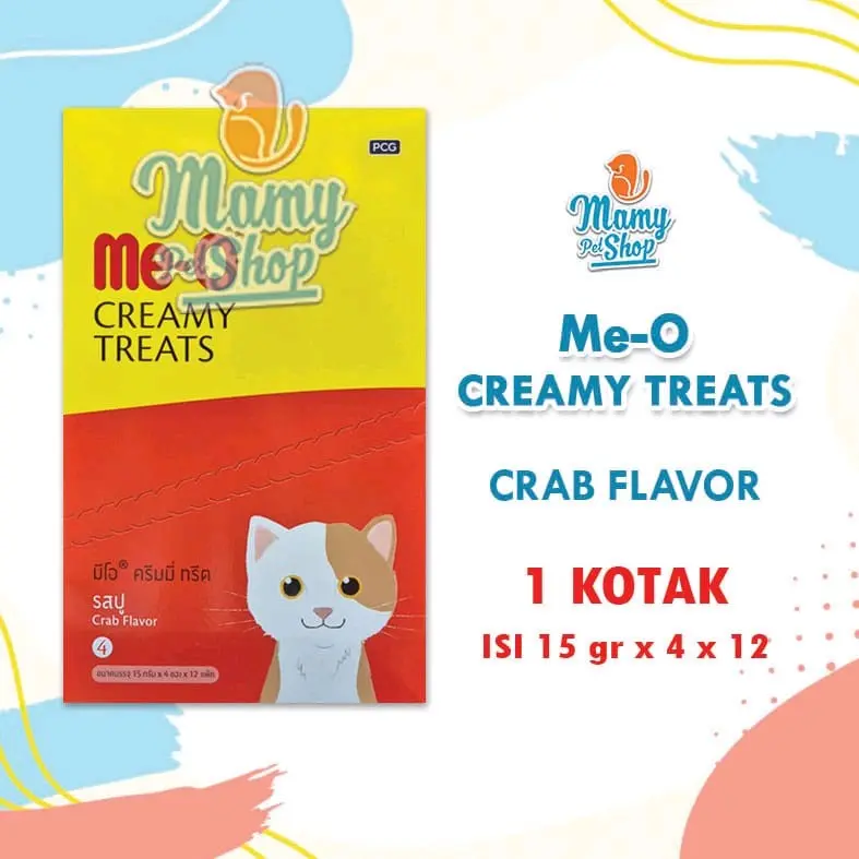MEO CREAMY 1 KOTAK ISI 4 X 12 SNACK KUCING 3