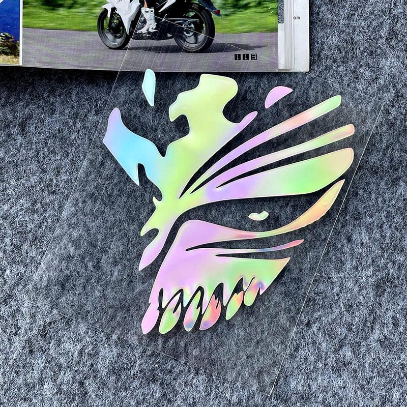 Product Introduction of Death Mask Reflective Car Sticker JDM Japanese Anime Kurosaki ichigo Sticker Decor Helmet Motorcycle Scooter Auto Body Window Fuel Tank Cap Rear Trunk Decal Accessories 11