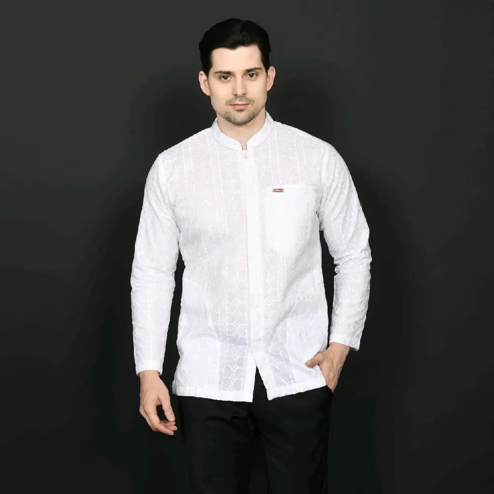 A.02 KEMKO AHLAN, KEMKO PARIS FULL BORDIR WHITE, KOKO PRIA DEWASA, KEMKO SULTAN JAGUARD, KEMKO HARI RAYA, BEST SELLER LENGAN PANJANG TANPA MANSET