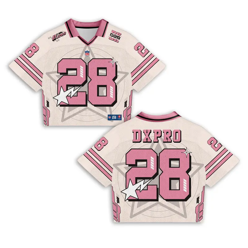 DXPRO 28 Pink Series Jersey Boxy Unisex FS 1