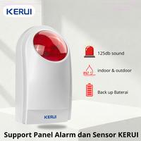 Gambar KERUI Alarm Sirine Wireless Outdoor Indoor J008  Alarm Siren 125dB Waterproof Sensor Rumah Anti Maling - Sirine J008 dari KERUI Official Store Kab. Bekasi 1 Tokopedia
