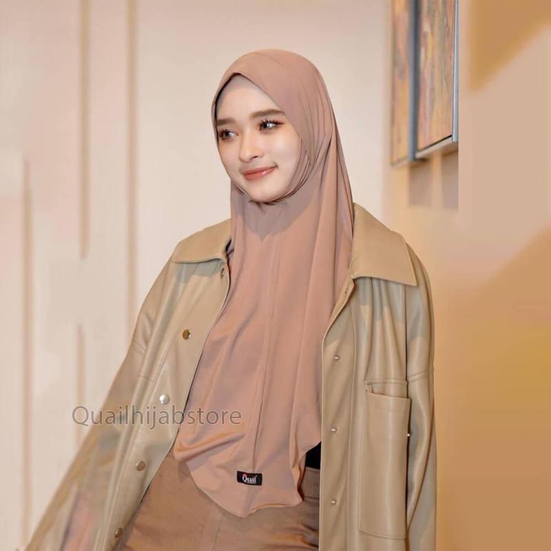 Hijab Dagu Casual Daily | Kerudung Malaysia | keiko quail hijab Best Seller | Nyaman Instan Muslim Lembut 7