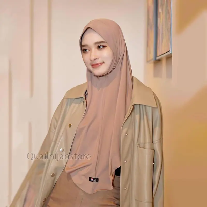 Hijab Dagu Casual Daily | Kerudung Malaysia | keiko quail hijab Best Seller | Nyaman Instan Muslim Lembut 6