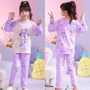 setelan baju anak cewek panjang/setelan panjang kimono motif lucu bahan adem murah fashion anak