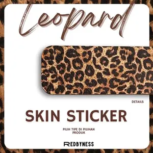 Redbyness|Skin Stiker Kulit Leopard Stiker Kain Leather