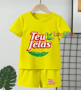 Luwi Kids Setelan Anak Cowok Cewek Trend Terbaru Gambar Teu Jelas