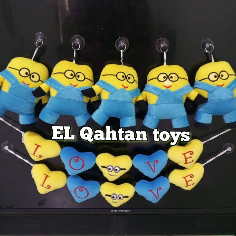 Product Introduction of Set Hiasan Mobil Kaca - 5 Boneka Karakter dan 2 Renceng Love - Car 2