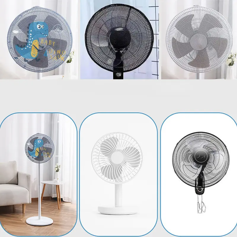 Vỏ Quạt Điện, 1 Chiếc, Bảo Vệ Ngón Tay Trẻ Em, Mạng Lưới An Toàn, Hình Tròn, Chống Bụi, Thích Hợp Cho Quạt, Vỏ Bảo Vệ An Toàn 4