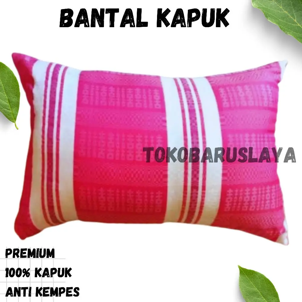 BANTAL TIDUR 100% KAPUK RANDU ASLI PREMIUM EMPUK