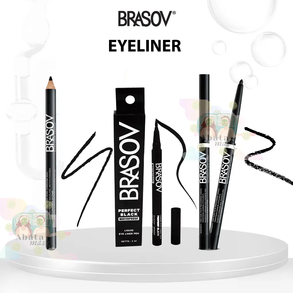 BRASOV Pulpen Eyeliner | Pensil Eyeliner Putar |  Kosmetik / Makeup Pensil Eyeliner
