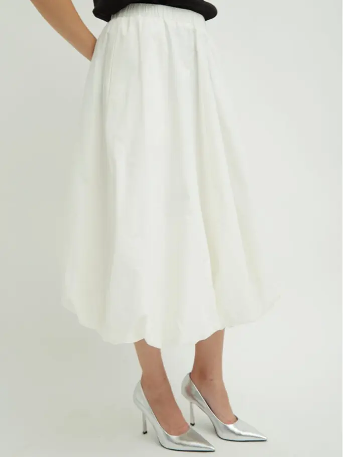 Shopatvelvet-Max Cotton Puff Skirt