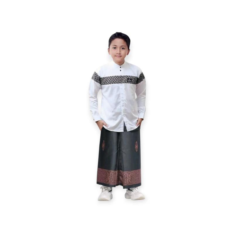 Paket Lengkap SARKO sarung koko anak Usia 5-13 tahun Size M L XL Banyak variasi Warna Motif 1