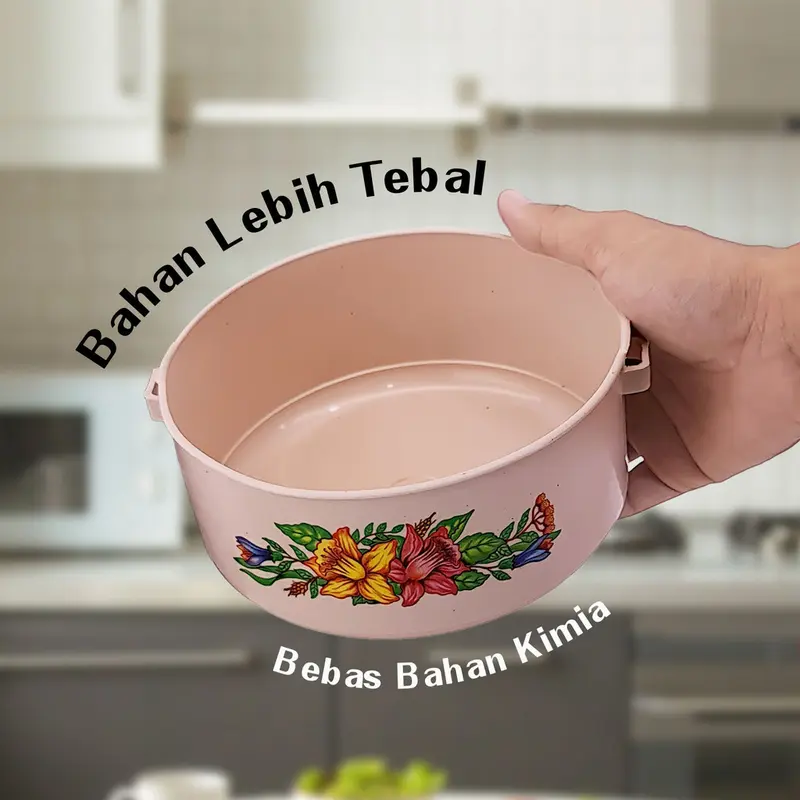 Rantang Plastik Atau Rantang Bulat , Rantang Nasi Susun 4 Moca Pacific 2
