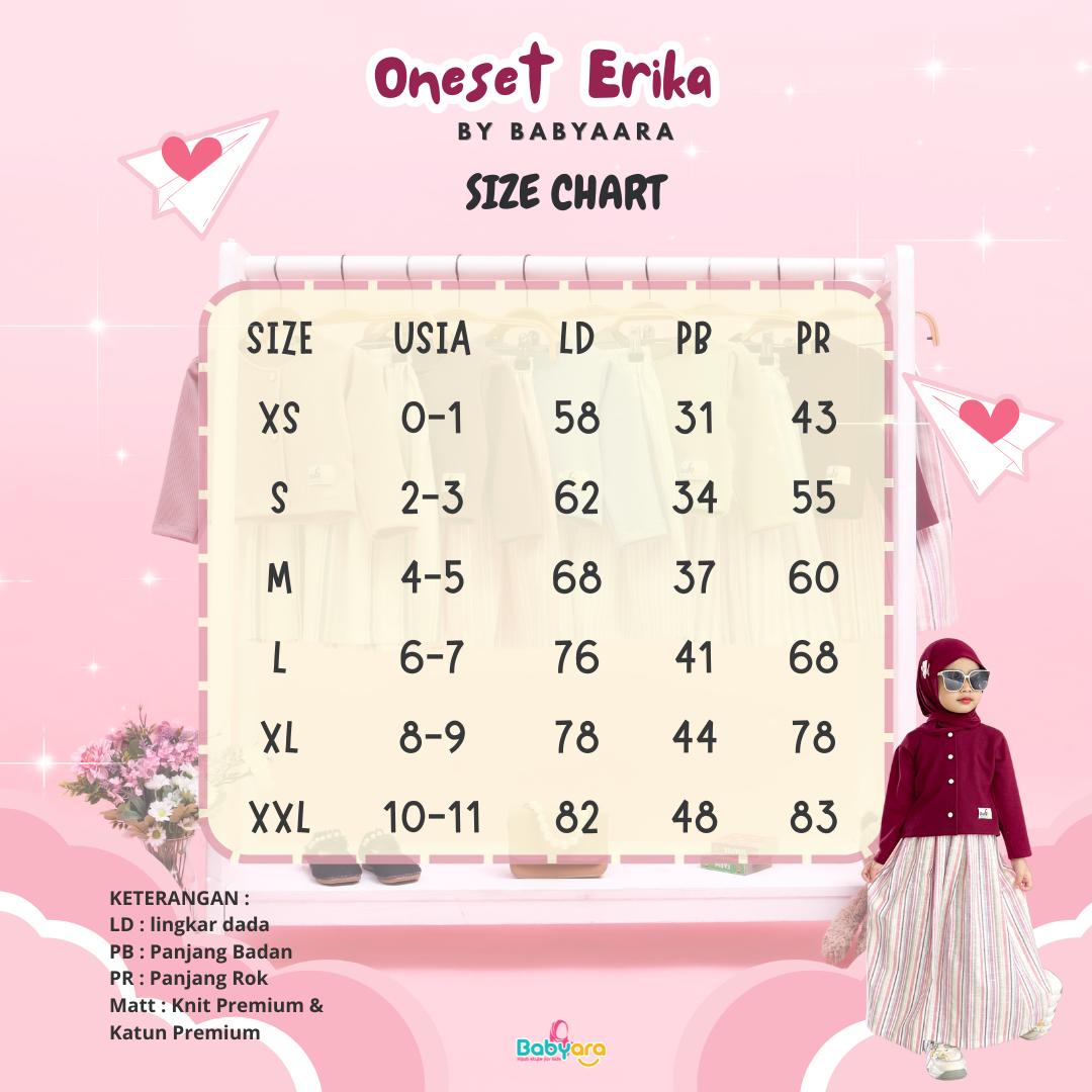 Erika Oneset/pakaian fashion anak perempuan/setelan stelan anak perempuan/cardigan kardigan anak perempuan/vest anak/outer rompi rajut anak/vest rajut outer anak perempuan import/baju import anak perempuan/oneset anak perempuan import korea/babyara.id