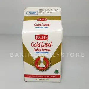 WHIPPING CREAM RICH GOLD LABEL UKURAN 500ML /WHIPPING CREAM RICH 500GR