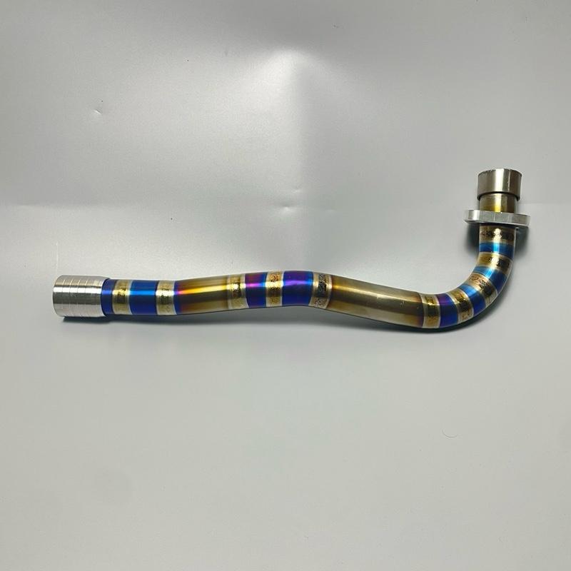 Cổ pô titan cho các dòng xe wave nhỏ ,wave 100 , dream , cup ,tặng kèm khâu tai cnc (hàng cao cấp vẩy lớn )