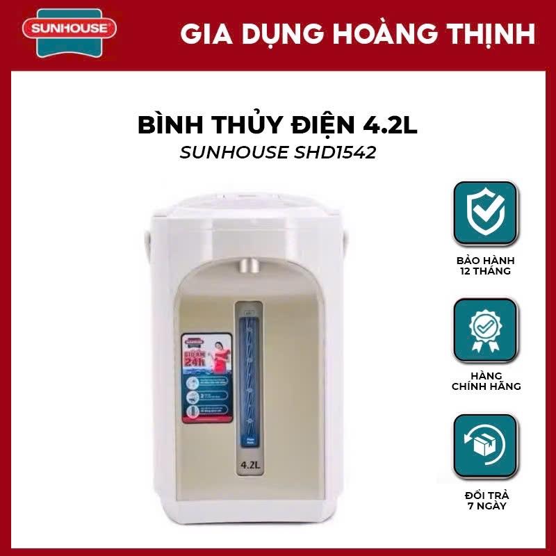 Bình Thuỷ Điện 4.2L SUNHOUSE SHD1542 bảo hành 12 tháng