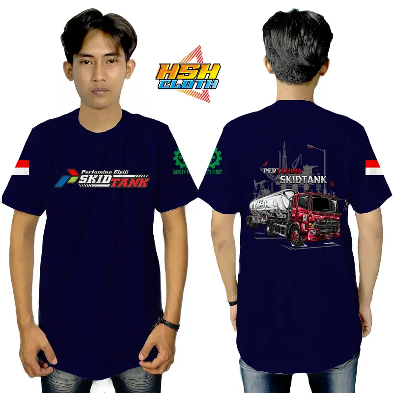 Baju Kaos Distro Pertamina Skidtank Elpiji Limited Perusahaan Bisa Custom - HSHCloth 5
