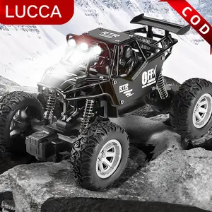 Rc Mobil 1:18 Remot Control Rock Crawler Off-road Body Alloy Maianan Anak Baterai Remote