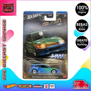 Hot Wheels Honda Civic Type R Ek9 Falken Speed Graphics