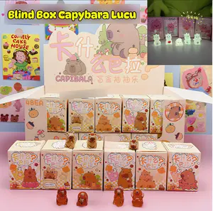 Blind Box Capybara Lucu Surprise Box Figur Koleksi Karakter Lucu