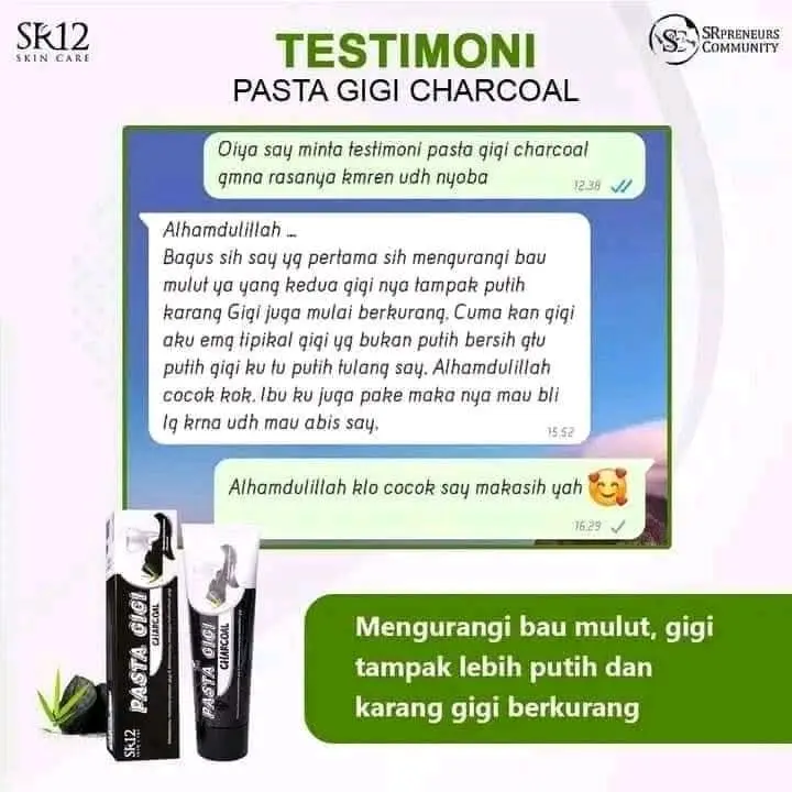 Pasta Gigi SR12 Herbal| Pasta Gigi Charcoal & Siwak & Sirih 7