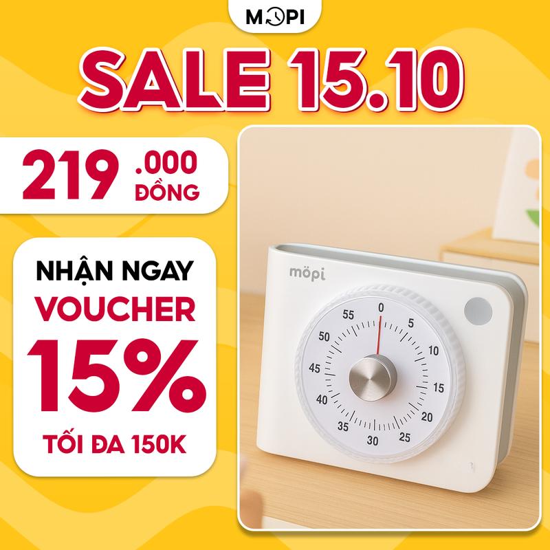 Đồng hồ Pomodoro đếm ngược chạy PIN ,quản lý thời gian trẻ em, hẹn giờ nấu ăn, học bài, tập trung làm việc văn phòng