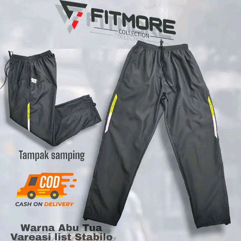 Celana training panjang wanita,cocok buat bersepedah,lari,senam,gunung + Nyaman di Gunakan,Model Timles,Adem, Parasut Olahraga Sport 4