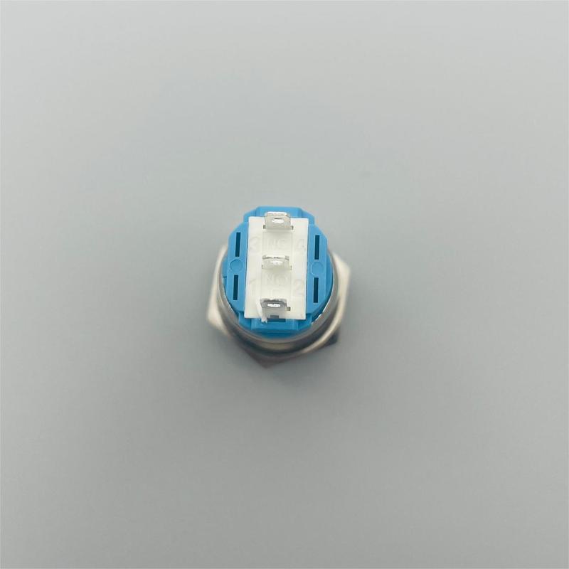 Product Introduction of Metal button switch 16MM three pin no light high head self-locking/resetting COM 1NO 1NC waterproof IP65 start switch energy storage switch 2