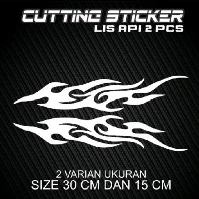 stiker cutting lis api tribal stiker sepeda listrik 4