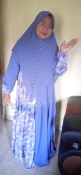 Product Review of Jasmin syari gamis untuk umroh mewah original Elegant nyaman di pakai bahan adem from Y**i A**i 1