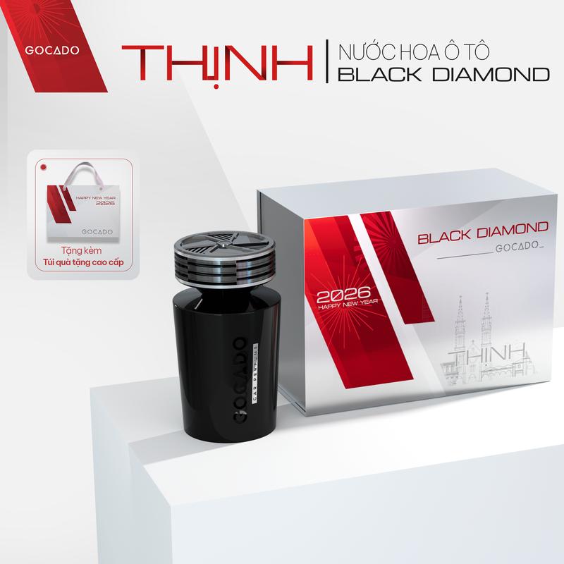 BST THỊNH NƯỚC HOA Ô TÔ CAO CẤP BLACK DIAMOND - GOCADO TẶNG KÈM TÚI XÁCH CAO CẤP