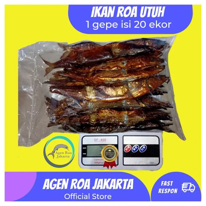 Ikan roa / Ikan roa utuh 1 gepe isi 20 ekor / Roa asap / Roa 1