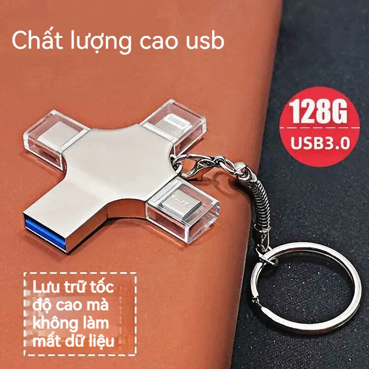 Ổ đĩa Lung Linh 1TB, Loại C, IOS, USB3.0, 4in1 OTG, Ổ đĩa Lung Linh IP Cầm Tay Ổ đĩa Lung Linh Cầm Tay usb  lưu  trữ  cho  iphone thẻ  sd bộ  chuyển  đổi  otg  cho  iphone cổng  kết  nối  otg
