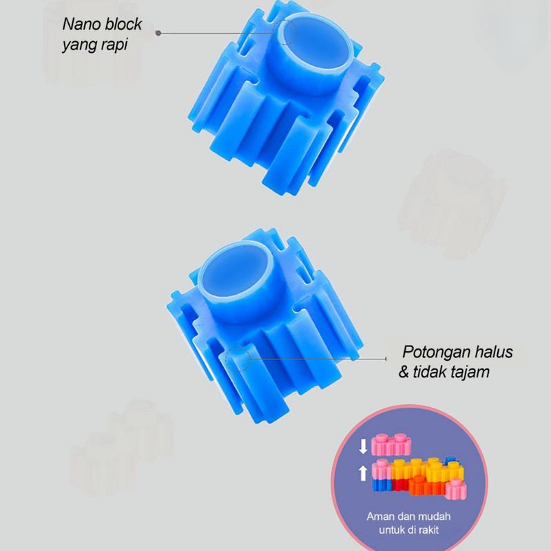 Nano Block Bricks Series Pop Mart The Monsters Labubu Karakter Animasi 3D Balok Susun Mainan Edukasi 4