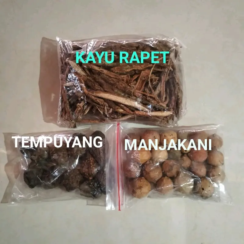 Tempuyang Kayu Rapet dan Majakani/paket 3 in 1 berat 150 gram Tea 1