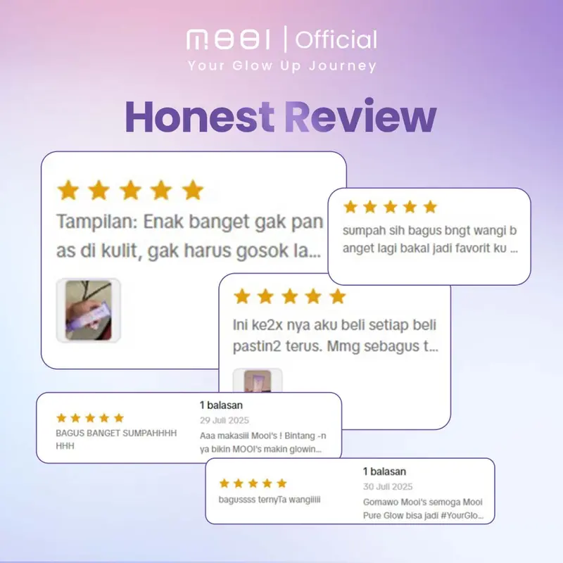 MOOI Brightening Tone Up Booster Body Lotion (Terlaris)  Handbody Mencerahkan Niacinamide Pencerah Tubuh 5