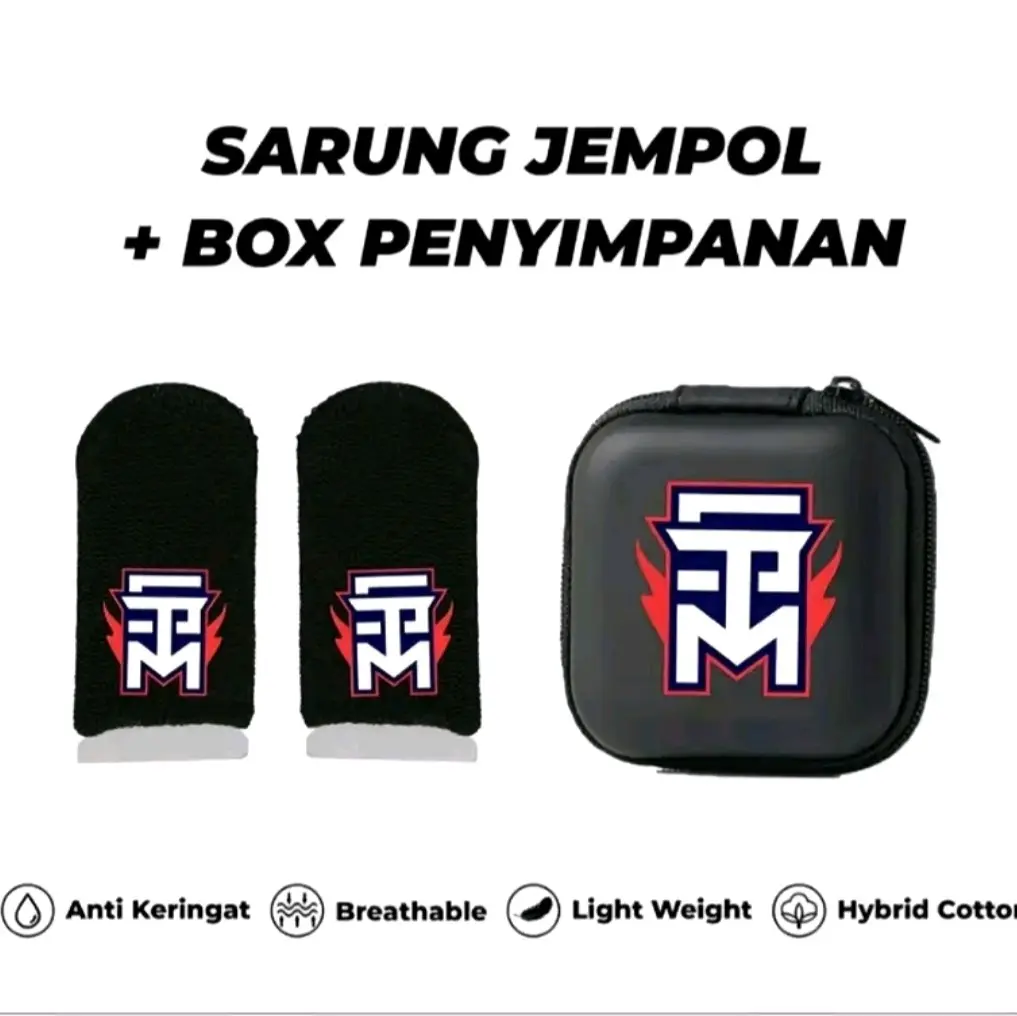 SARUNG GAMING STM ANTI KERINGAT PUGB BONUS + BOX GAME PREMIUM Accessories finger