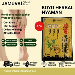 [Ready Stock 1Pcs] 10 lembar koyo Plester Hangat Original Jamuva Koyo untuk Nyeri otot punggung, lutut, Menstruasi | Koyo Hangat | Koyo Pegal | Koyo Plester | Koyo Herbal