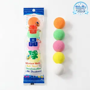 Bola Wangi Pengharum Toilet Isi 5 72g Warna-Warni Kamar Mandi Anti Bau Apek Tahan Lama Segar