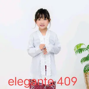 Atasan Kebaya Encim Anak SD/Seragam Cantik Fashion Baju Pakaian Kemeja