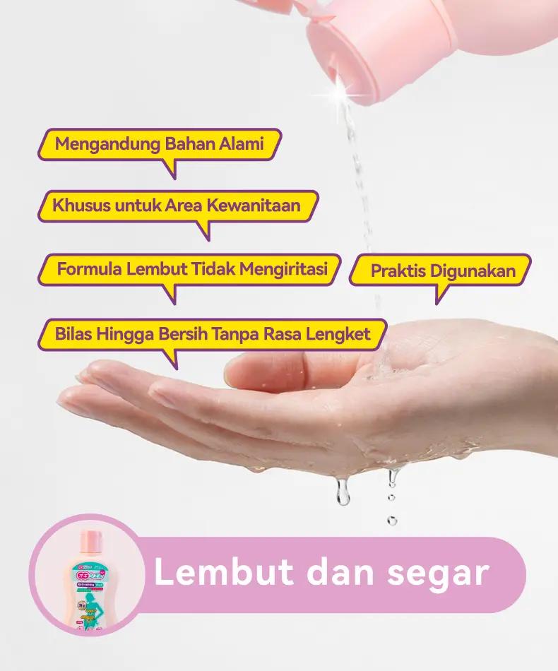 Feminine Wash & Gel Herbal Wanita – Perawatan Area Intim, Sensasi Hangat, Segar, Tekstur Lembut, Tidak Lengket, Untuk Perawatan Harian (100g / 1pcs)