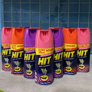 [ISI 12] HIT Aerosol Anti Nyamuk Spray 150ml - Formula Khusus Anti Nyamuk- 12 Kaleng/Dus