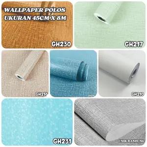 Wallpaper Dinding Polos - Wallpaper Linen Polos Solid - Putih Polos- Hijau Polos - Biru - Abu - Hitam - Pink - Walpaper Kamar Tidur - Wallpaper Studio - Unik Bandung